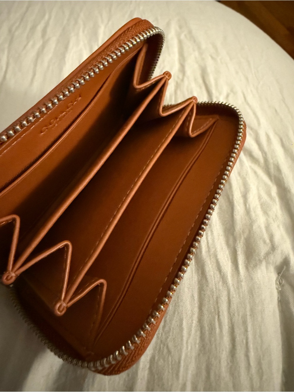 Small Zip Around Card Case - Picture 5 of 7